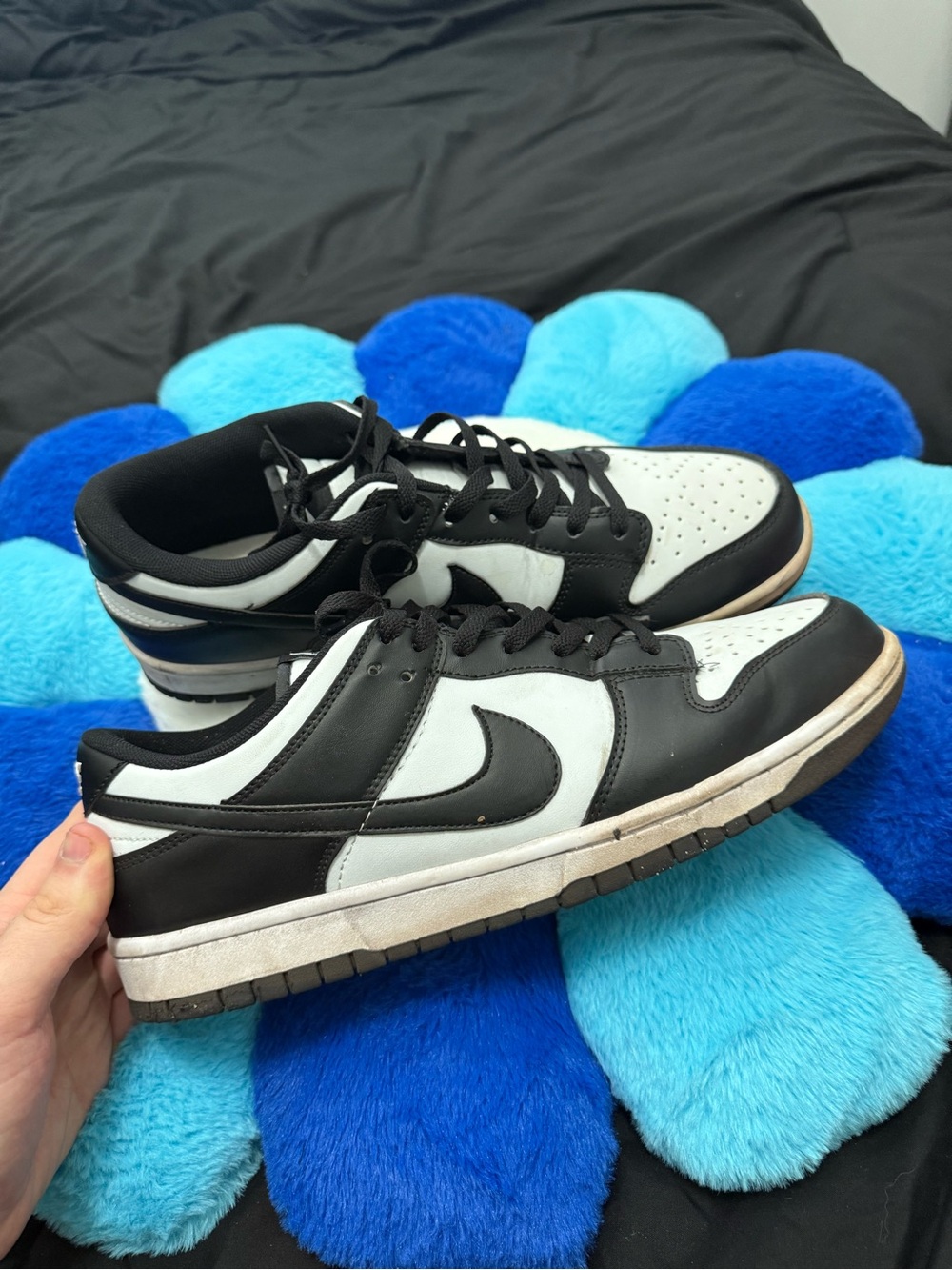 Nike dunk panda size 12 men